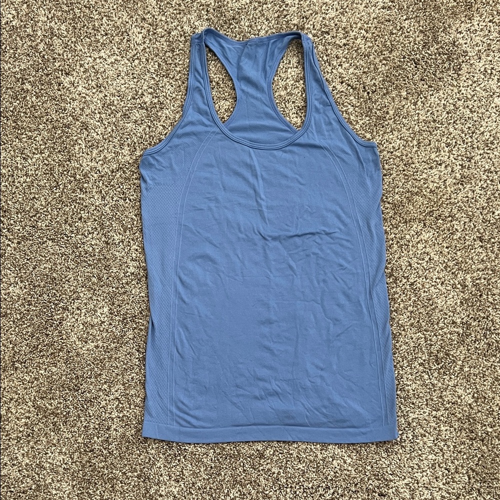 Fabletics Light Blue Athletic Tank Top - Picture 1 of 3
